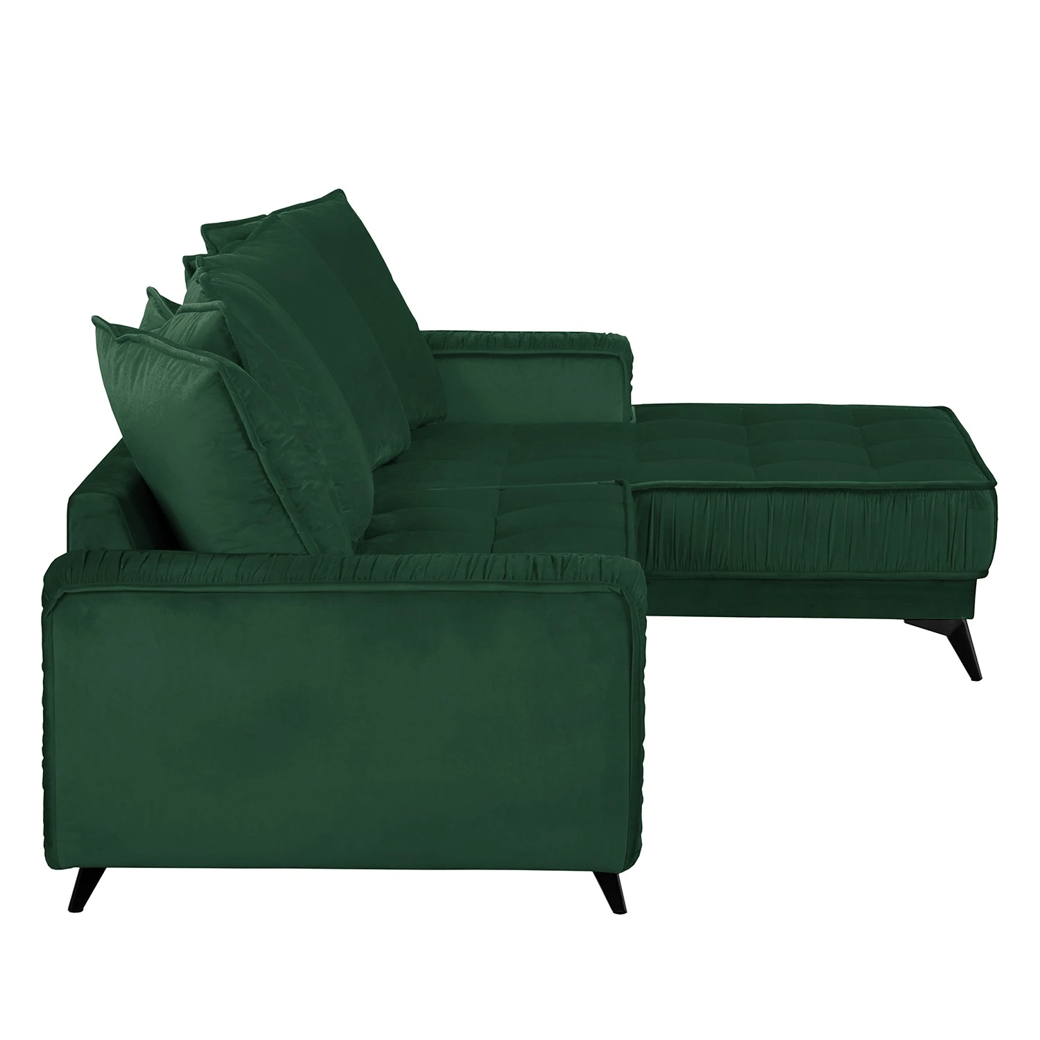 Jack & Alice Ecksofa Machado - Dunkelgrün - Longchair davorstehend rechts 5 Jack & Alice Ecksofa Machado - Dunkelgrün - Longchair davorstehend rechts – Bild 5