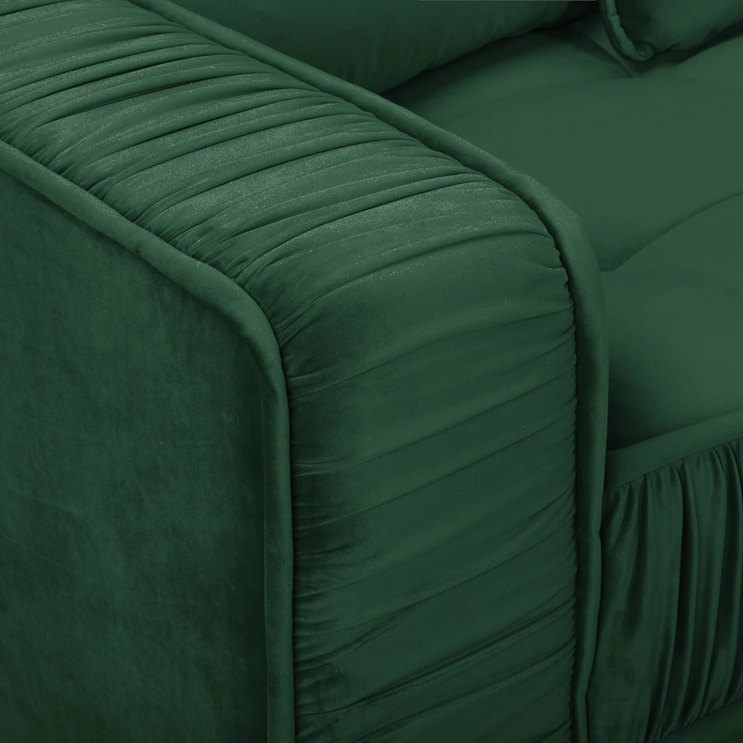 Jack & Alice Ecksofa Machado - Dunkelgrün - Longchair davorstehend rechts 12 Jack & Alice Ecksofa Machado - Dunkelgrün - Longchair davorstehend rechts – Bild 12