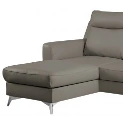 Loftscape Ecksofa Navarro - Echtleder / Kunstleder - Schlamm - Longchair davorstehend links - Keine Funktion -Wohnzimmermöbel boutique en ligne 1000189559 191016 15023900026 DETAILS P000000001000189559