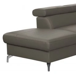 Loftscape Ecksofa Martinez - Echtleder / Kunstleder - Schlamm - Ottomane davorstehend links - Schlaffunktion - Bettkasten -Wohnzimmermöbel boutique en ligne 1000189599 191016 15034300394 DETAILS P000000001000189599