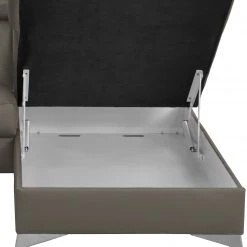 Loftscape Ecksofa Lobos - Echtleder / Kunstleder - Schlamm - Ottomane davorstehend rechts - Elektrisch verstellbar: 1 Motor mit Kabel -Wohnzimmermöbel boutique en ligne 1000189620 210727 12382100153 DETAILS P000000001000189620