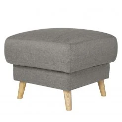 Mørteens Polsterhocker Sola - Webstoff - Grau