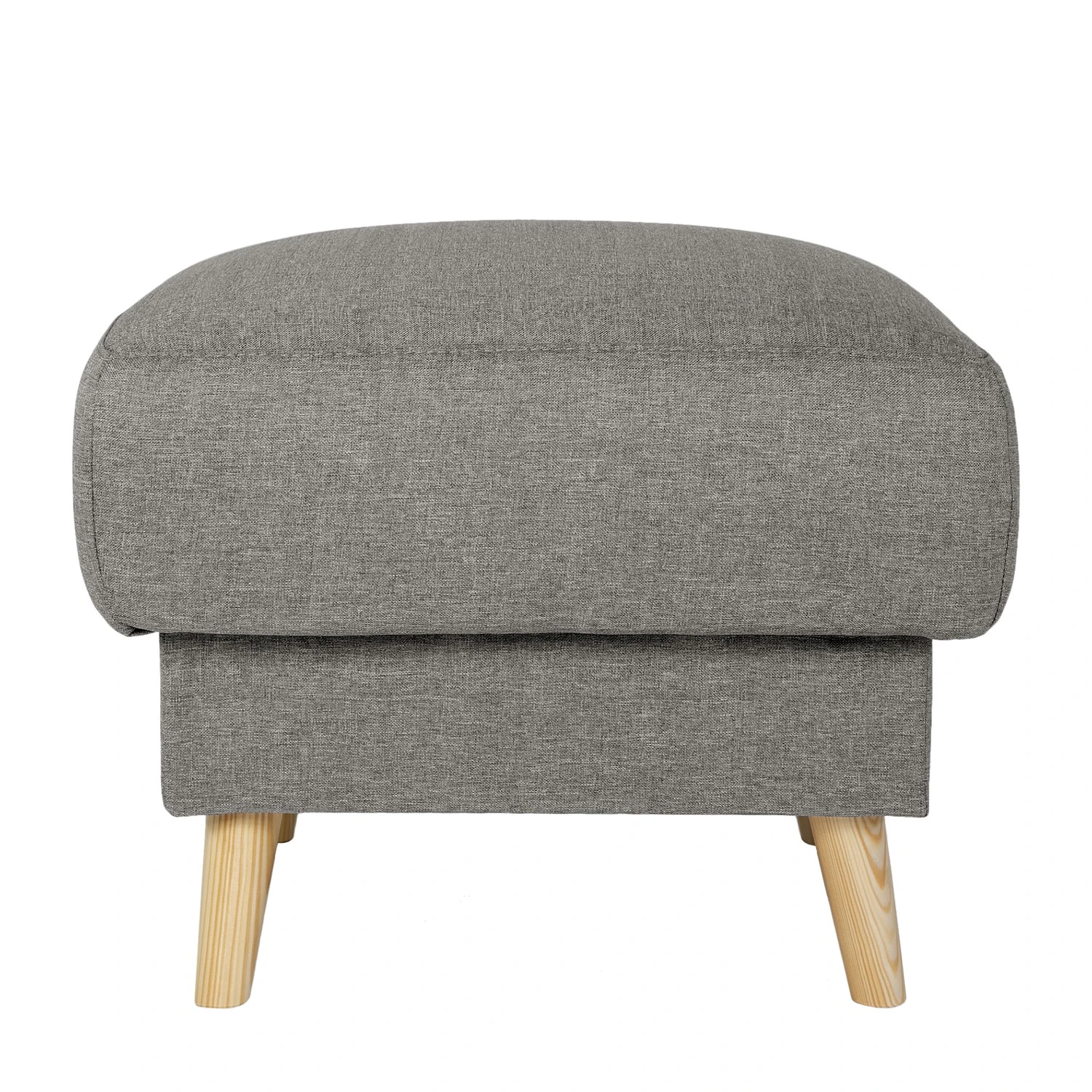 Mørteens Polsterhocker Sola - Webstoff - Grau 3 Mørteens Polsterhocker Sola - Webstoff - Grau – Bild 3