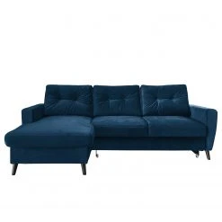 Mørteens Ecksofa Sola III - Samt - Marineblau - Longchair davorstehend links - Schlaffunktion - Bettkasten -Wohnzimmermöbel boutique en ligne 1000189758 191025 11324300287 DETAILS P000000001000189758