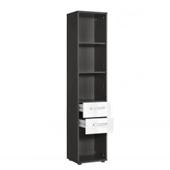 Furnitive Aktenregal Buzy - Hochglanz Weiß / Anthrazit 7 Furnitive Aktenregal Buzy - Hochglanz Weiß / Anthrazit -Wohnzimmermöbel boutique en ligne 1000191311 191031 16045300014 DETAILS P000000001000191311