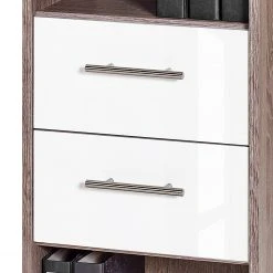 Furnitive Aktenregal Arcon - Trüffeleiche Dekor / Hochglanz Weiß -Wohnzimmermöbel boutique en ligne 1000191322 191031 16045500047 DETAILS P000000001000191322