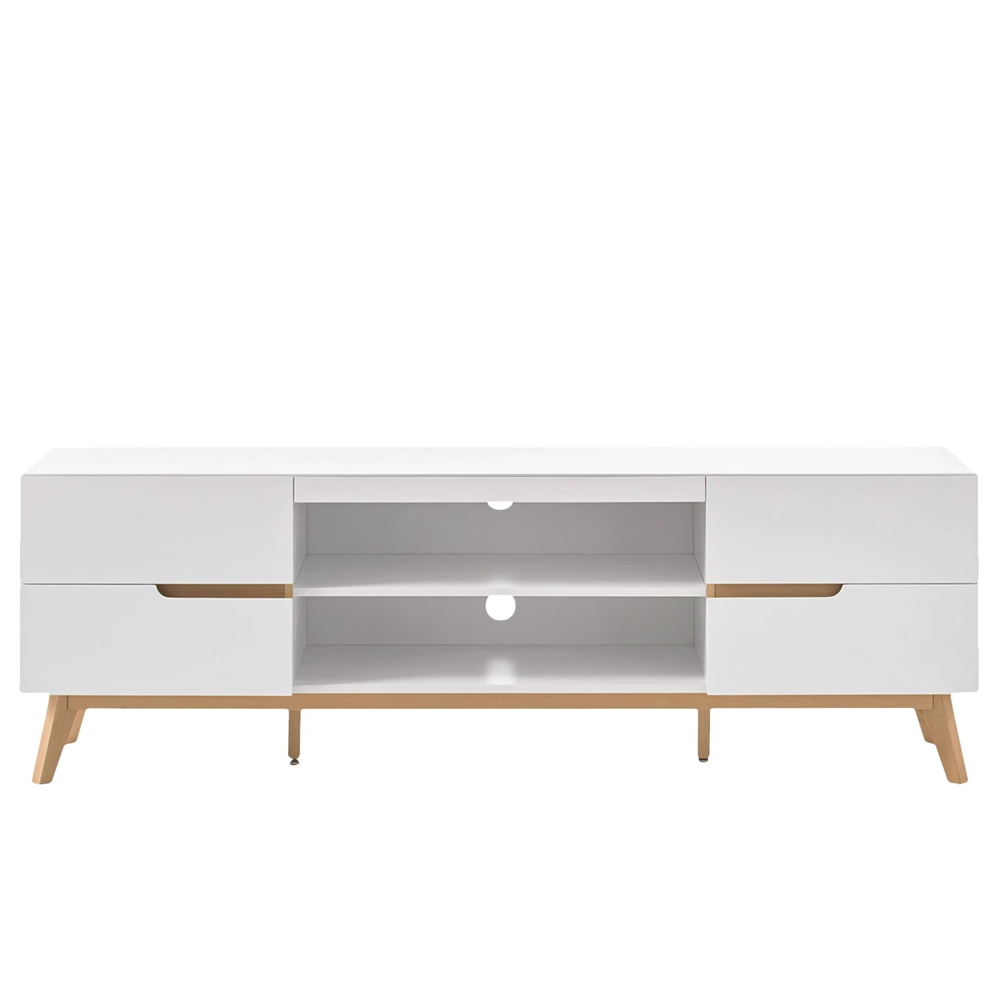 Mørteens Wohnkombination Tenabo II (4-teilig) - Matt Weiß / Asteiche 8 Mørteens Wohnkombination Tenabo II (4-teilig) - Matt Weiß / Asteiche – Bild 8