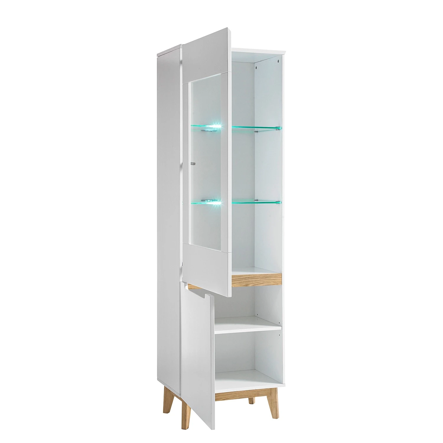 Mørteens Wohnkombination Tenabo II (4-teilig) - Matt Weiß / Asteiche 13 Mørteens Wohnkombination Tenabo II (4-teilig) - Matt Weiß / Asteiche – Bild 13