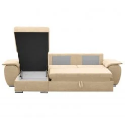 Fredriks Ecksofa Labate - Webstoff - Beige - Longchair davorstehend links -Wohnzimmermöbel boutique en ligne 1000191634 220719 030 DETAILS P000000001000191634