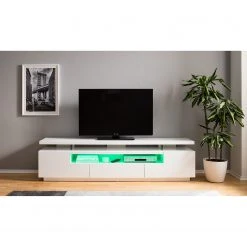 Loftscape TV-Lowboard Lisby - Inkl. Beleuchtung - Hochglanz Weiß -Wohnzimmermöbel boutique en ligne 1000191815 200930 14353700003 DETAILS P000000001000191815