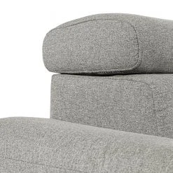 Loftscape Ecksofa Sully - Kunstleder / Webstoff - Weiß / Hellgrau - Longchair davorstehend links -Wohnzimmermöbel boutique en ligne 1000192268 191128 11115401235 DETAILS P000000001000192268