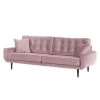 Norrwood Sofa Vaise I (3-Sitzer) - Samt - Samt Ravi: Mauve