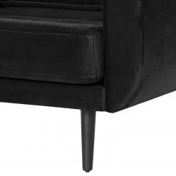 Norrwood Sofa Vaise I (2,5-Sitzer) - Samt - Samt Ravi: Schwarz -Wohnzimmermöbel boutique en ligne 1000192855 191204 13421900510 DETAILS P000000001000192855