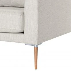 Norrwood Sofa Sauvo I (3-Sitzer) - Samt - Webstoff Meara: Hellgrau -Wohnzimmermöbel boutique en ligne 1000192903 191204 13430100931 DETAILS P000000001000192903