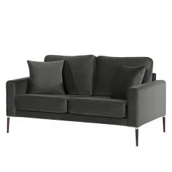 Norrwood Sofa Sauvo I (2-Sitzer) - Samt - Samt Ravi: Anthrazit