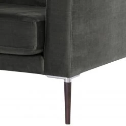 Norrwood Sofa Sauvo I (2-Sitzer) - Samt - Samt Ravi: Anthrazit -Wohnzimmermöbel boutique en ligne 1000192926 191204 13431201147 DETAILS P000000001000192926