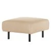 Norrwood Polsterhocker Tapio I - Samt - Webstoff Meara: Beige