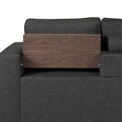 Loftscape Ecksofa Woodway I - Webstoff - Schwarz - Ottomane davorstehend rechts - Tablett -Wohnzimmermöbel boutique en ligne 1000192949 191204 13432201319 DETAILS P000000001000192949