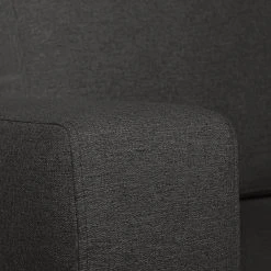 Loftscape Ecksofa Woodway I - Webstoff - Schwarz - Ottomane davorstehend rechts - Tablett -Wohnzimmermöbel boutique en ligne 1000192949 191204 13432201321 DETAILS P000000001000192949