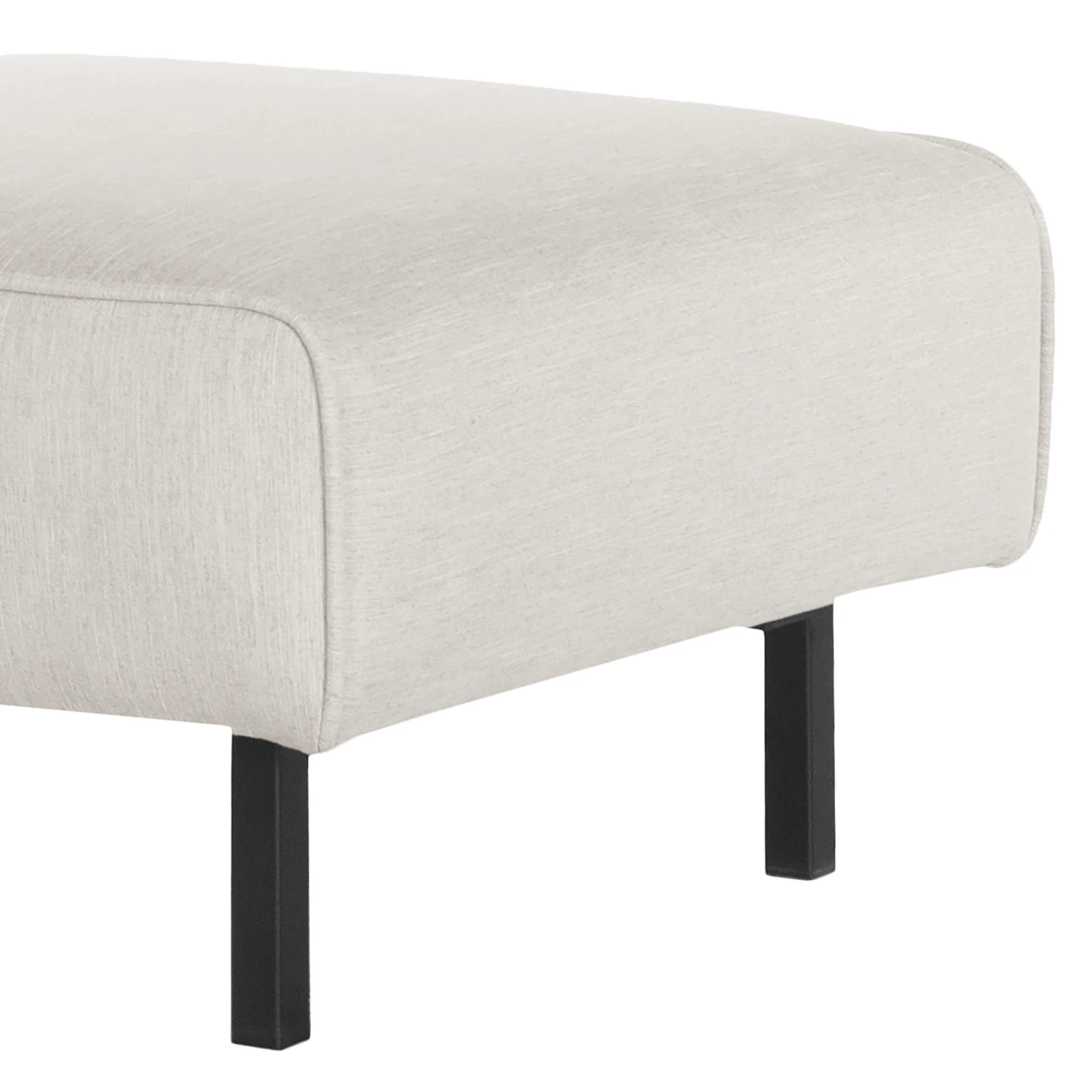 Norrwood Polsterhocker Tapio II - Webstoff - Lichtgrau - Breite: 75 cm 4 Norrwood Polsterhocker Tapio II - Webstoff - Lichtgrau - Breite: 75 cm – Bild 4