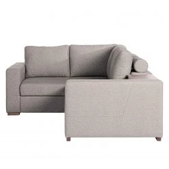 Loftscape Ecksofa Woodway II - Webstoff - Grau - Ottomane davorstehend links - Tablett -Wohnzimmermöbel boutique en ligne 1000192971 191204 13433301535 DETAILS P000000001000192971