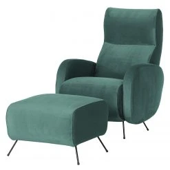 Norrwood Sessel Vains I - Samt - Samt Ravi: Petrol