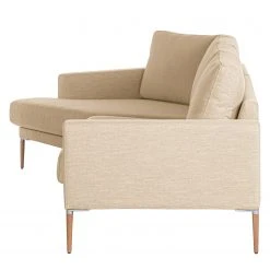 Norrwood Ecksofa Sauvo I - Samt - Webstoff Meara: Beige - Longchair davorstehend links -Wohnzimmermöbel boutique en ligne 1000193056 191204 13441802658 DETAILS P000000001000193056