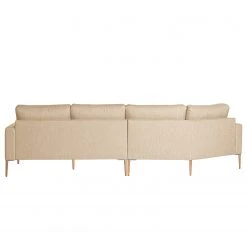 Norrwood Ecksofa Sauvo I - Samt - Webstoff Meara: Beige - Longchair davorstehend links -Wohnzimmermöbel boutique en ligne 1000193056 191204 13441802659 DETAILS P000000001000193056