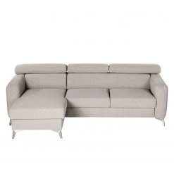 Loftscape Ecksofa Nonza I - Webstoff - Kaschmir - Longchair davorstehend links -Wohnzimmermöbel boutique en ligne 1000193074 220215 090 DETAILS P000000001000193074