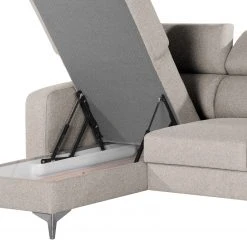 Loftscape Ecksofa Nonza I - Webstoff - Kaschmir - Longchair davorstehend links -Wohnzimmermöbel boutique en ligne 1000193074 220215 130 DETAILS P000000001000193074