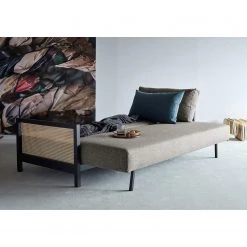 Innovation Möbel Schlafsofa Narvi I - Nylon - Stoff Mixed Dance: 521 Grey -Wohnzimmermöbel boutique en ligne 1000193803 200406 13315600118 MOOD DETAILS P000000001000193803 mood