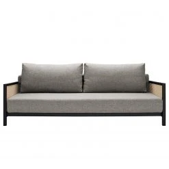 Innovation Möbel Schlafsofa Narvi I - Nylon - Stoff Mixed Dance: 521 Grey -Wohnzimmermöbel boutique en ligne 1000193803 200406 13320300120 DETAILS P000000001000193803