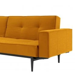 Innovation Möbel Schlafsofa Splitback VI - Ocker - Schwarz -Wohnzimmermöbel boutique en ligne 1000193812 200406 13354400187 DETAILS P000000001000193812