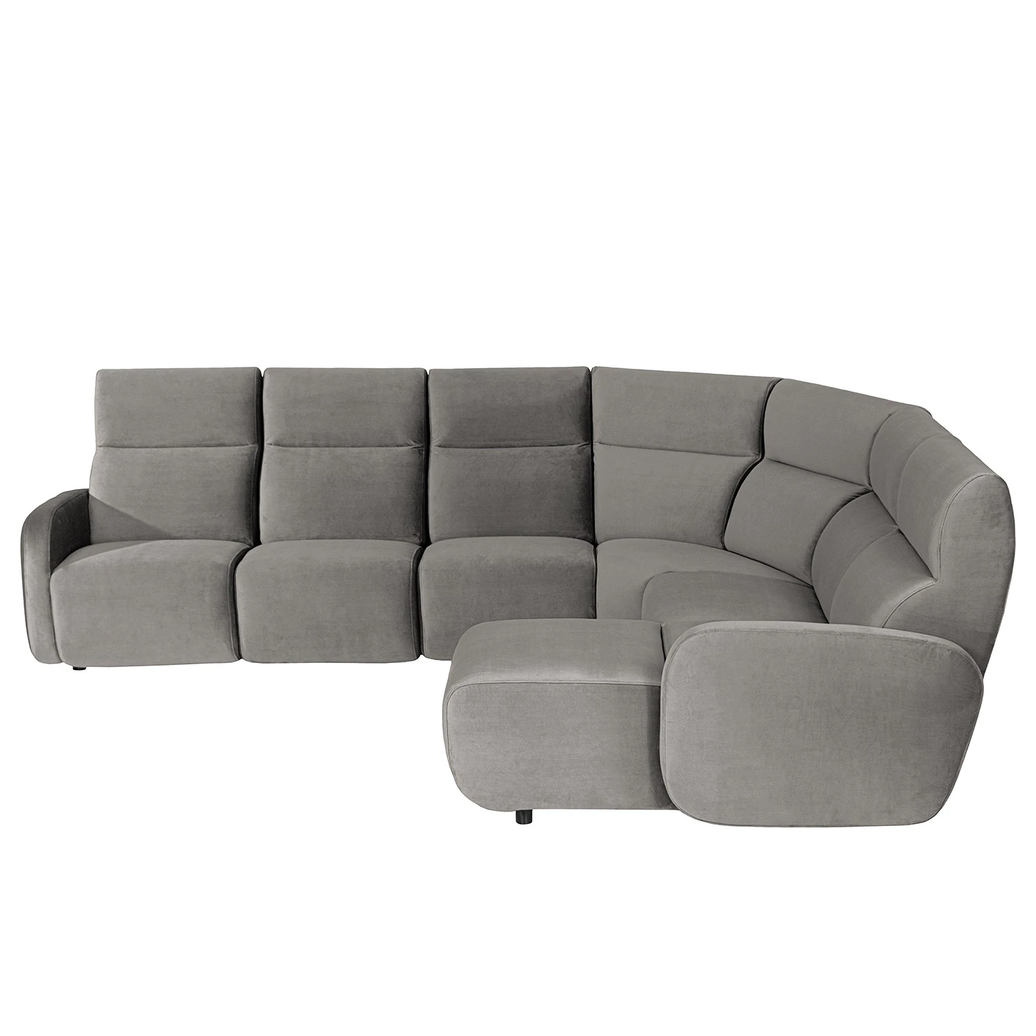 Loftscape Ecksofa Mezin I - Samt - Samt Ravi: Taupe 3 Loftscape Ecksofa Mezin I - Samt - Samt Ravi: Taupe – Bild 3