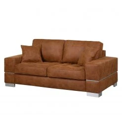 Loftscape Sofa Muonio (2-Sitzer) - Antiklederlook - Cognac