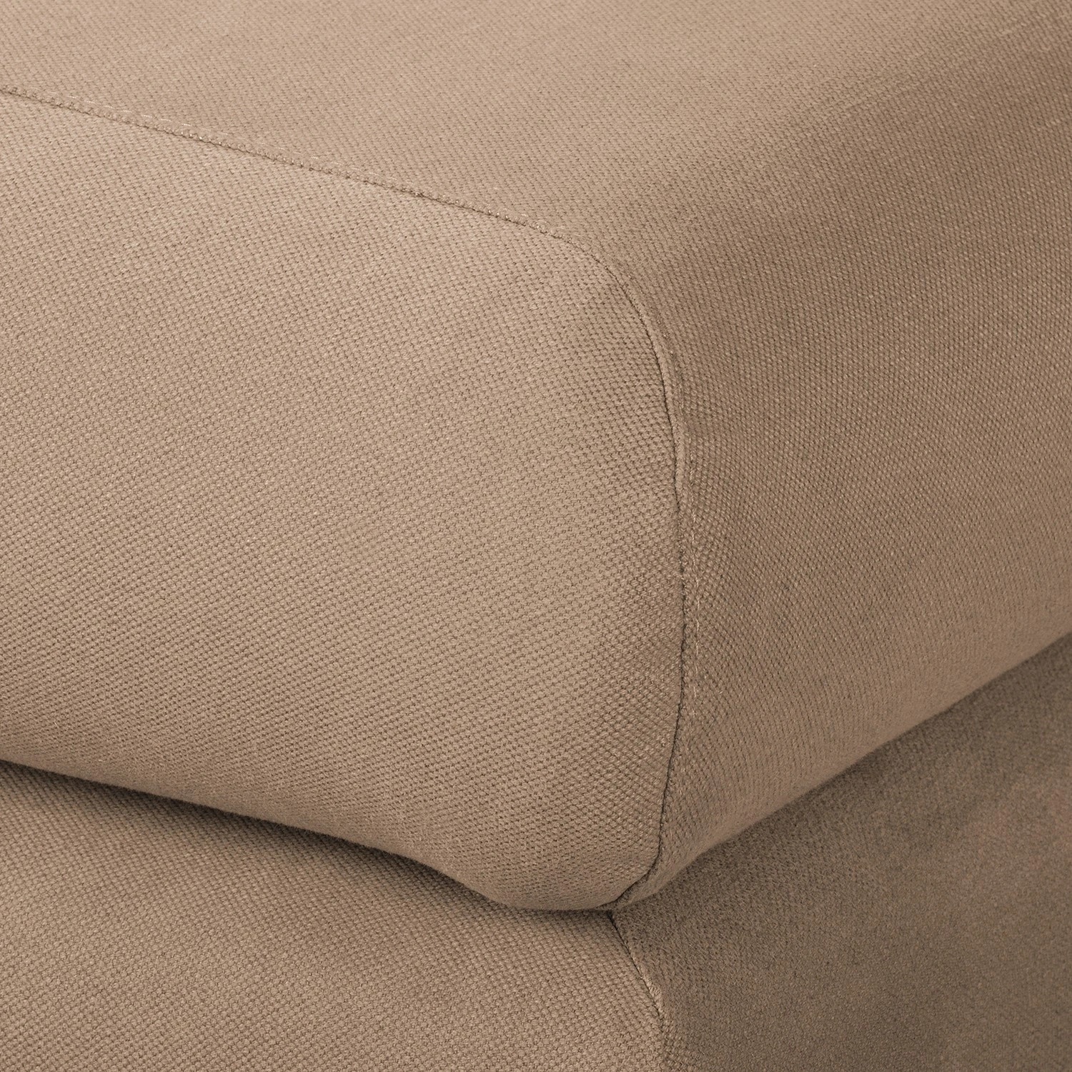 Fredriks Ecksofa Luosto - Flachgewebe - Cappuccino - Ottomane davorstehend rechts 9 Fredriks Ecksofa Luosto - Flachgewebe - Cappuccino - Ottomane davorstehend rechts – Bild 9