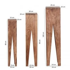 Naturoo Beistelltisch-Set Dandrige (3er-Set) - Akazie massiv 15 Naturoo Beistelltisch-Set Dandrige (3er-Set) - Akazie massiv -Wohnzimmermöbel boutique en ligne 1000194225 200108 10051500154 SKETCH DETAILS P000000001000194225 sketch
