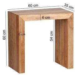 Naturoo Beistelltisch Woodfin IV - Akazie massiv -Wohnzimmermöbel boutique en ligne 1000194238 200108 10052300221 SKETCH DETAILS P000000001000194238 sketch
