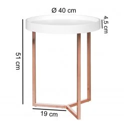 Jack & Alice Beistelltisch Brookford - Weiß 11 Jack & Alice Beistelltisch Brookford - Weiß -Wohnzimmermöbel boutique en ligne 1000194254 200108 10053800323 SKETCH DETAILS P000000001000194254 sketch