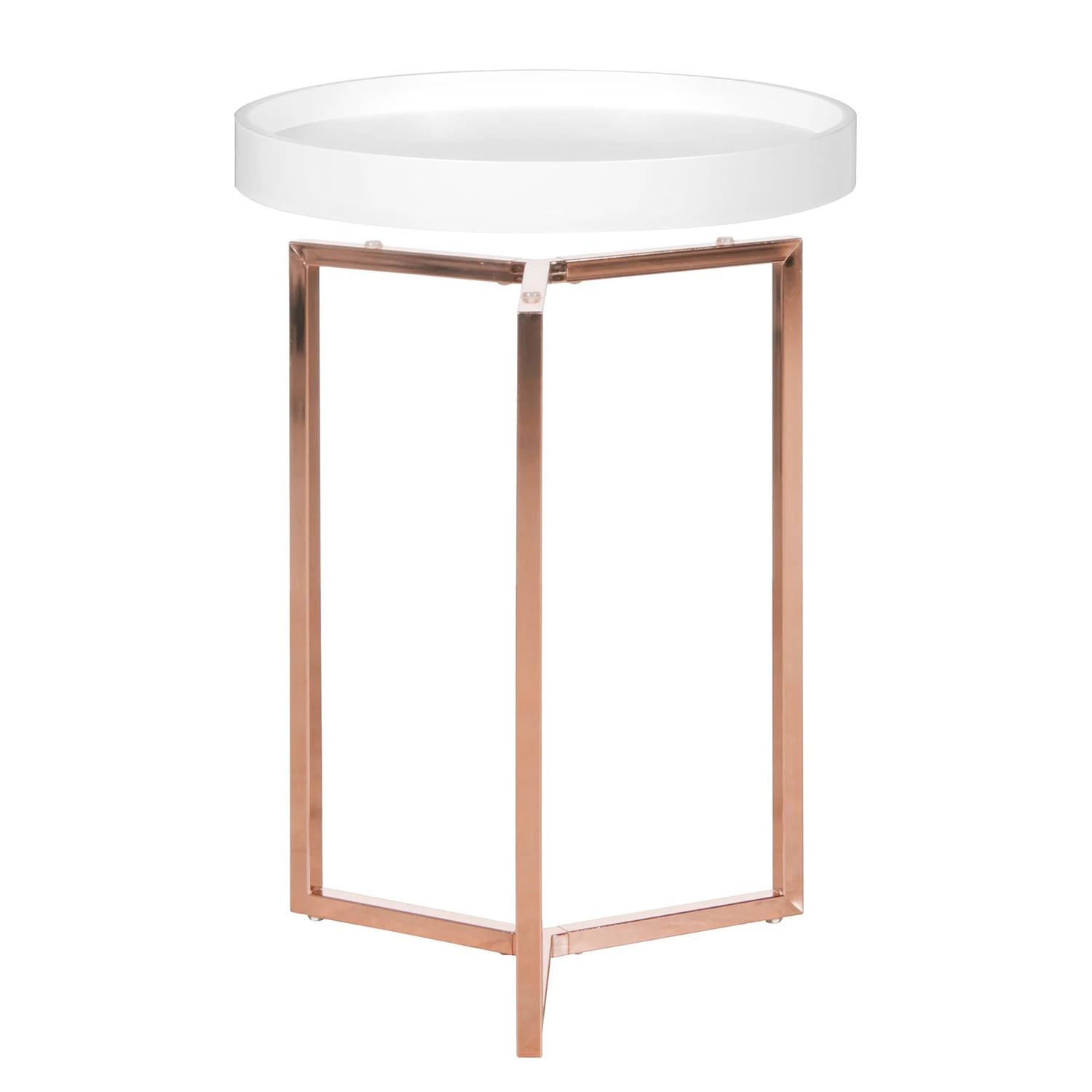 Jack & Alice Beistelltisch Brookford - Weiß 3 Jack & Alice Beistelltisch Brookford - Weiß – Bild 3