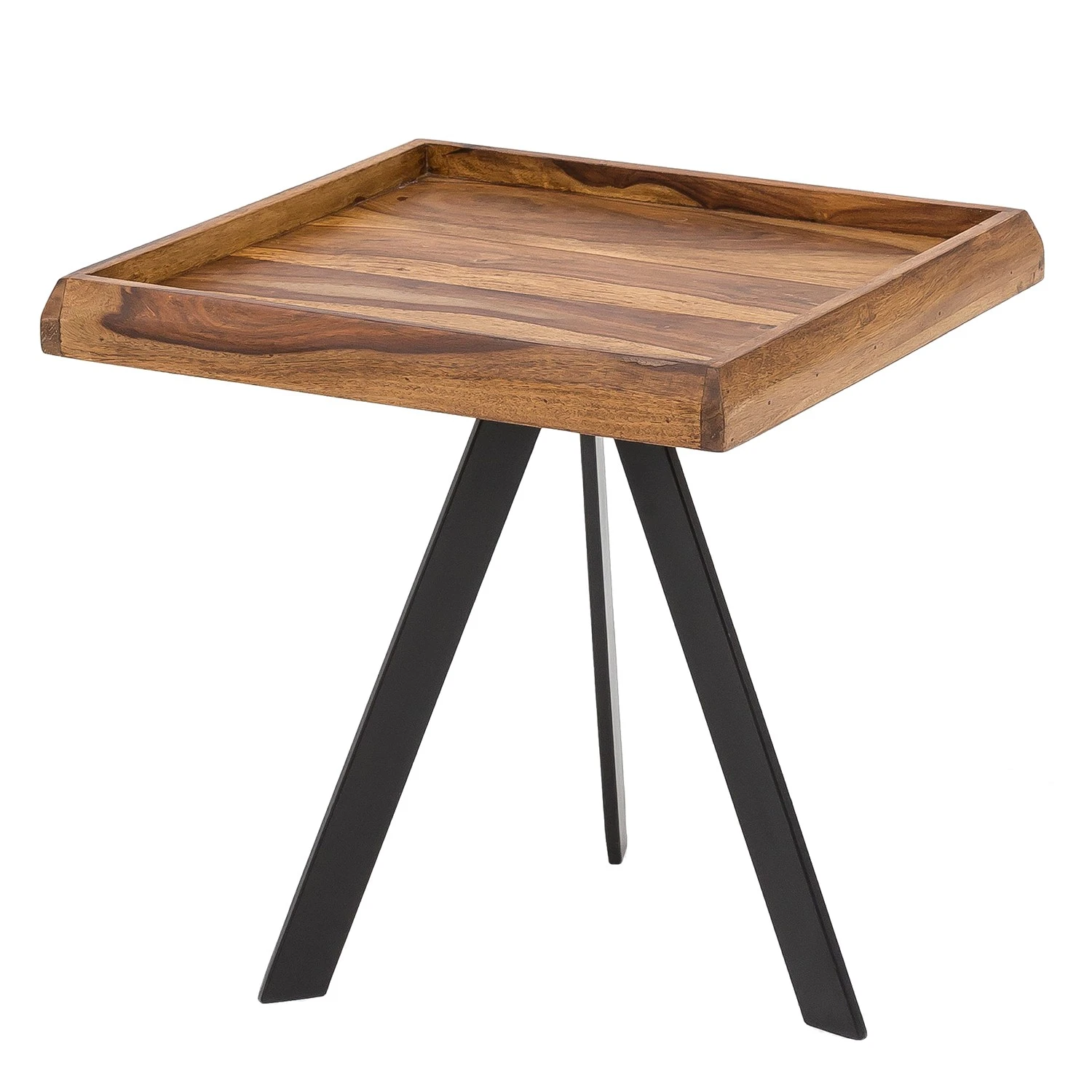 Red Living Beistelltisch Ardee I - Sheesham massiv / Metall - Sheesham / Schwarz 1 Red Living Beistelltisch Ardee I - Sheesham massiv / Metall - Sheesham / Schwarz