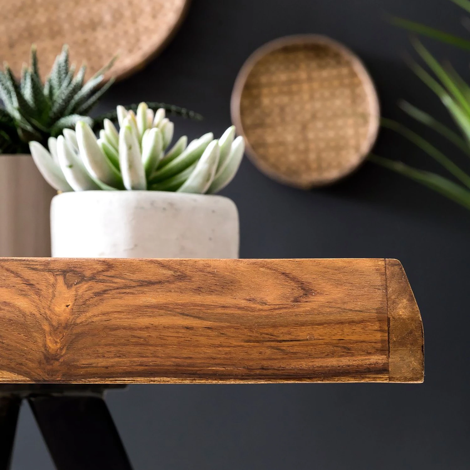 Red Living Beistelltisch Ardee I - Sheesham massiv / Metall - Sheesham / Schwarz 6 Red Living Beistelltisch Ardee I - Sheesham massiv / Metall - Sheesham / Schwarz – Bild 6