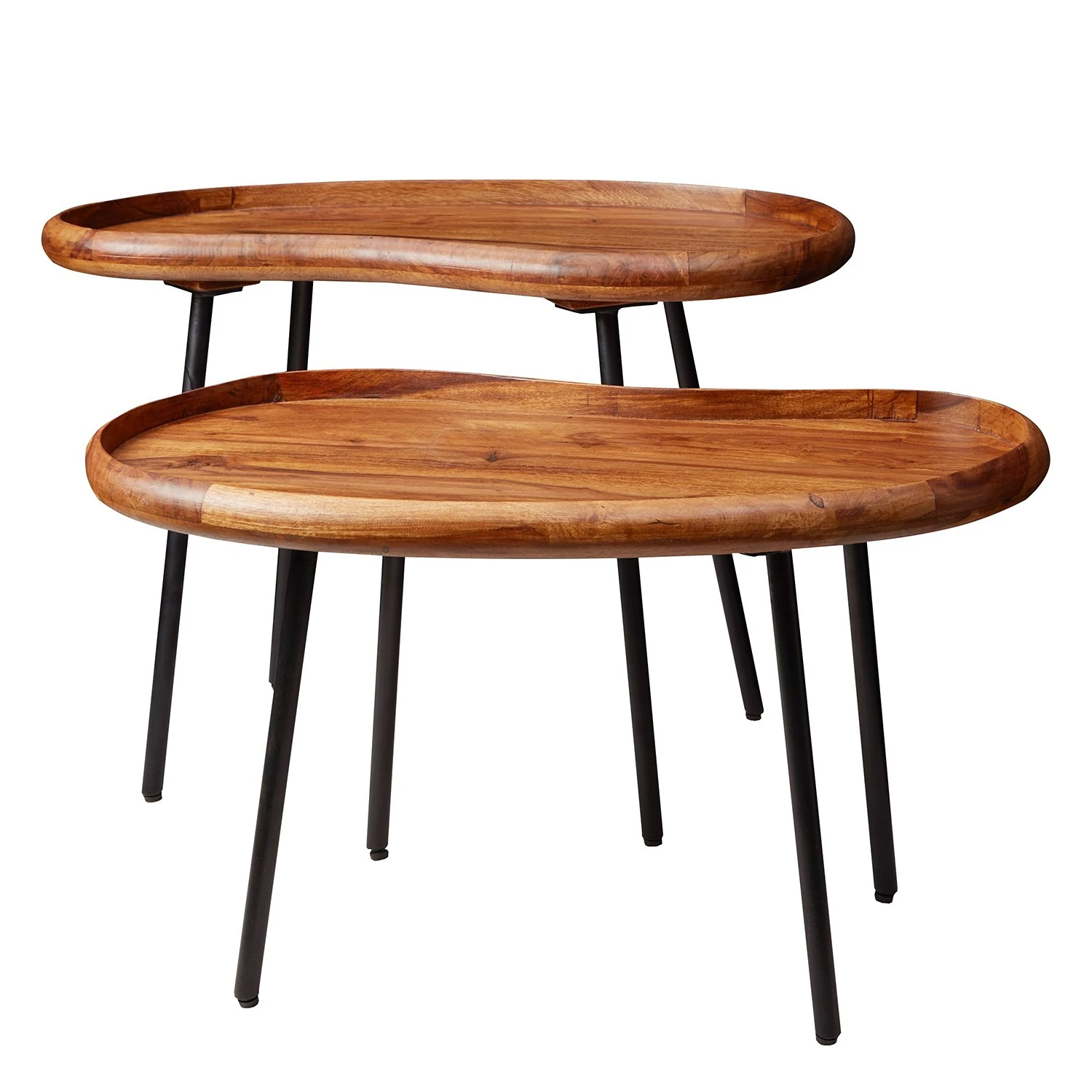 Red Living Couchtisch Ardee - Sheesham massiv / Metall - Sheesham / Schwarz 4 Red Living Couchtisch Ardee - Sheesham massiv / Metall - Sheesham / Schwarz – Bild 4