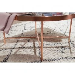 Jack & Alice Couchtisch Cushina - Glas / Metall - Marmor Schwarz Dekor / Kupfer 8 Jack & Alice Couchtisch Cushina - Glas / Metall - Marmor Schwarz Dekor / Kupfer -Wohnzimmermöbel boutique en ligne 1000194307 200108 10062500642 DETAILS P000000001000194307