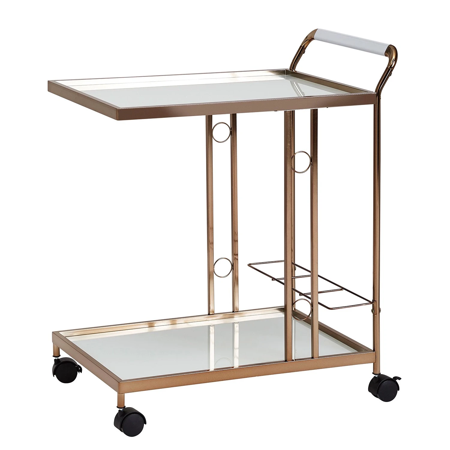 Jack & Alice Servierwagen Recess - Glas / Metall - Gold 1 Jack & Alice Servierwagen Recess - Glas / Metall - Gold