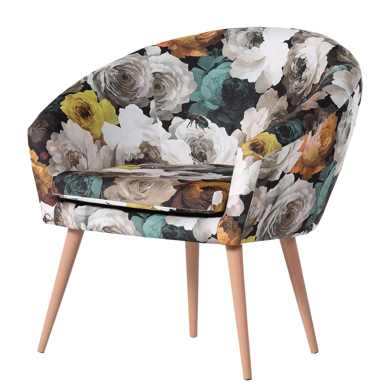 Norrwood Sessel Tippytoe VII - Microfaser - Buche Hell 1 Norrwood Sessel Tippytoe VII - Microfaser - Buche Hell