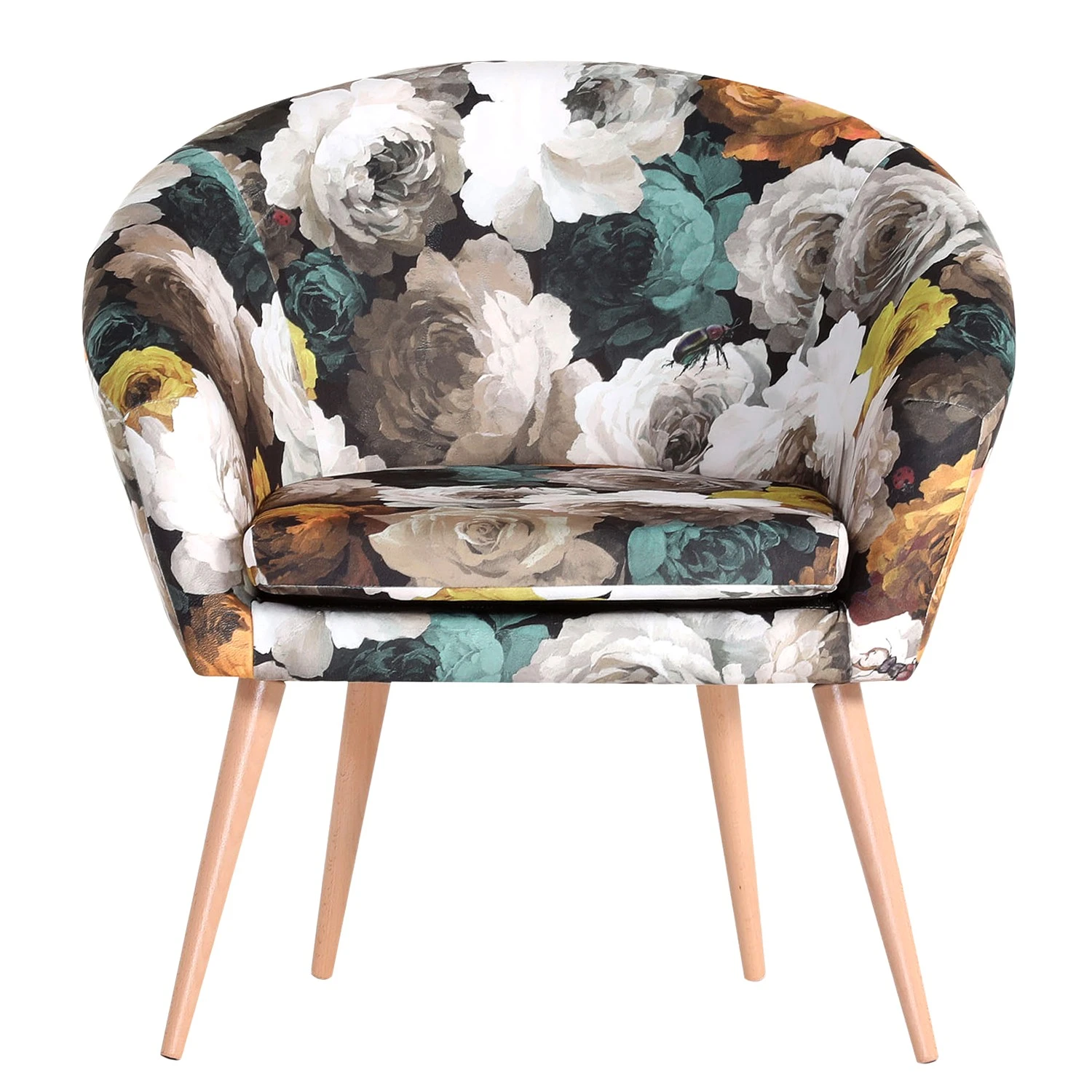 Norrwood Sessel Tippytoe VII - Microfaser - Buche Hell 2 Norrwood Sessel Tippytoe VII - Microfaser - Buche Hell – Bild 2