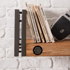 Ars manufacti Wohnwand Manchester II (4-teilig) - Akazie massiv / Metall - Akazie / Anthrazit -Wohnzimmermöbel boutique en ligne 1000196081 200430 15160200028 DETAILS P000000001000196081