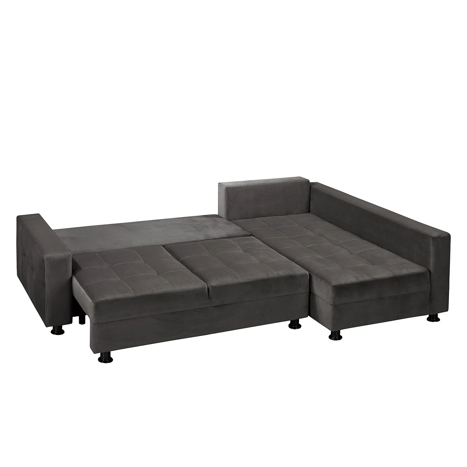Fredriks Ecksofa Upwell II - Microfaser - Dunkelgrau - Ottomane davorstehend rechts 3 Fredriks Ecksofa Upwell II - Microfaser - Dunkelgrau - Ottomane davorstehend rechts – Bild 3