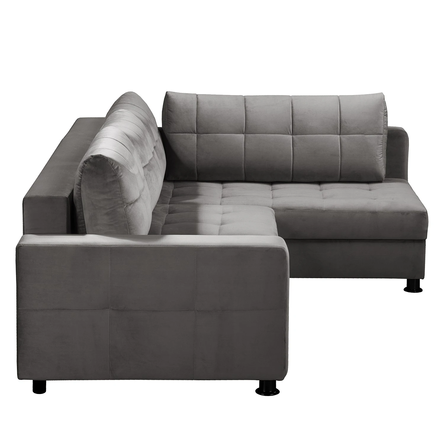 Fredriks Ecksofa Upwell II - Microfaser - Dunkelgrau - Ottomane davorstehend rechts 6 Fredriks Ecksofa Upwell II - Microfaser - Dunkelgrau - Ottomane davorstehend rechts – Bild 6